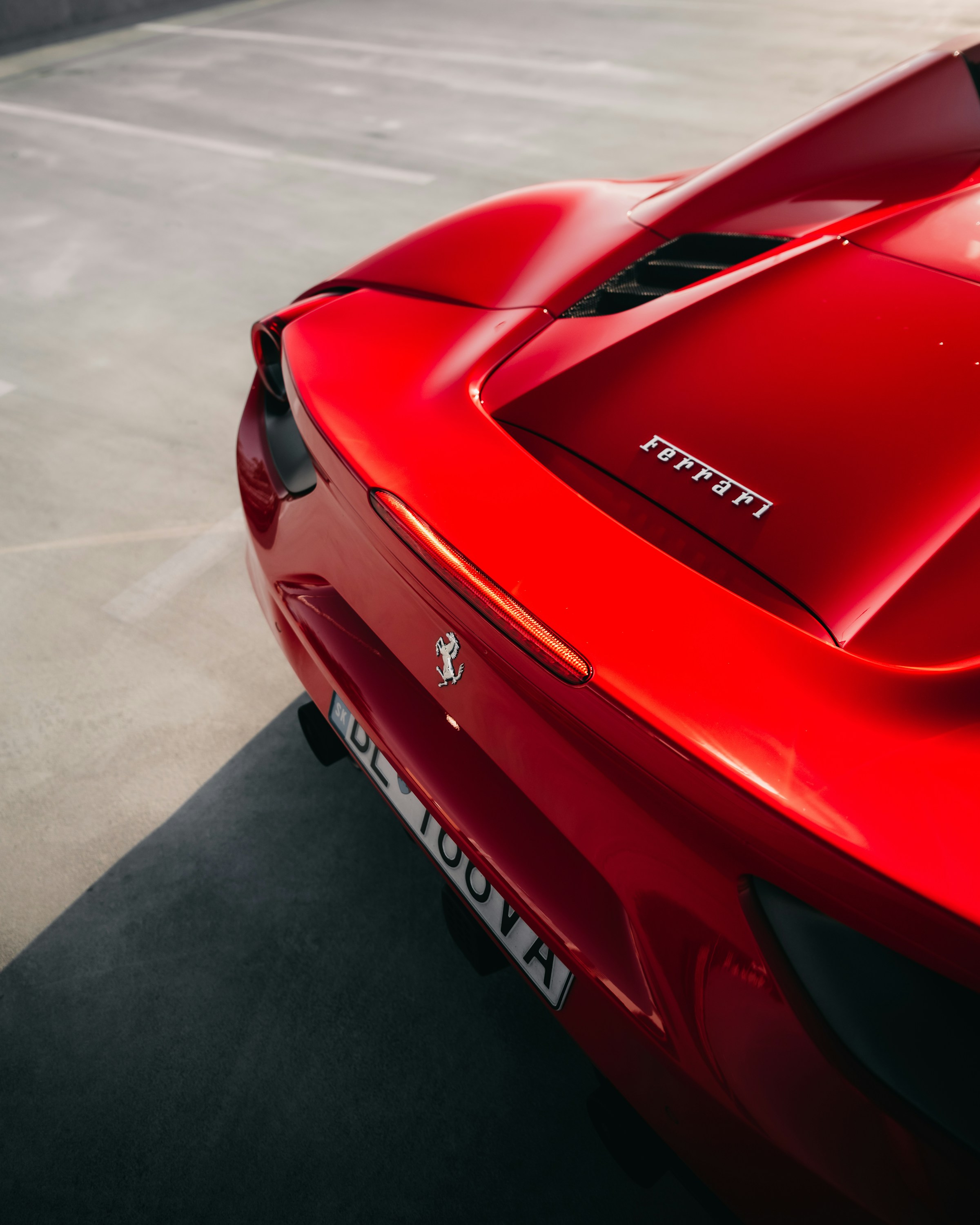Premium vehicle with glossy finish